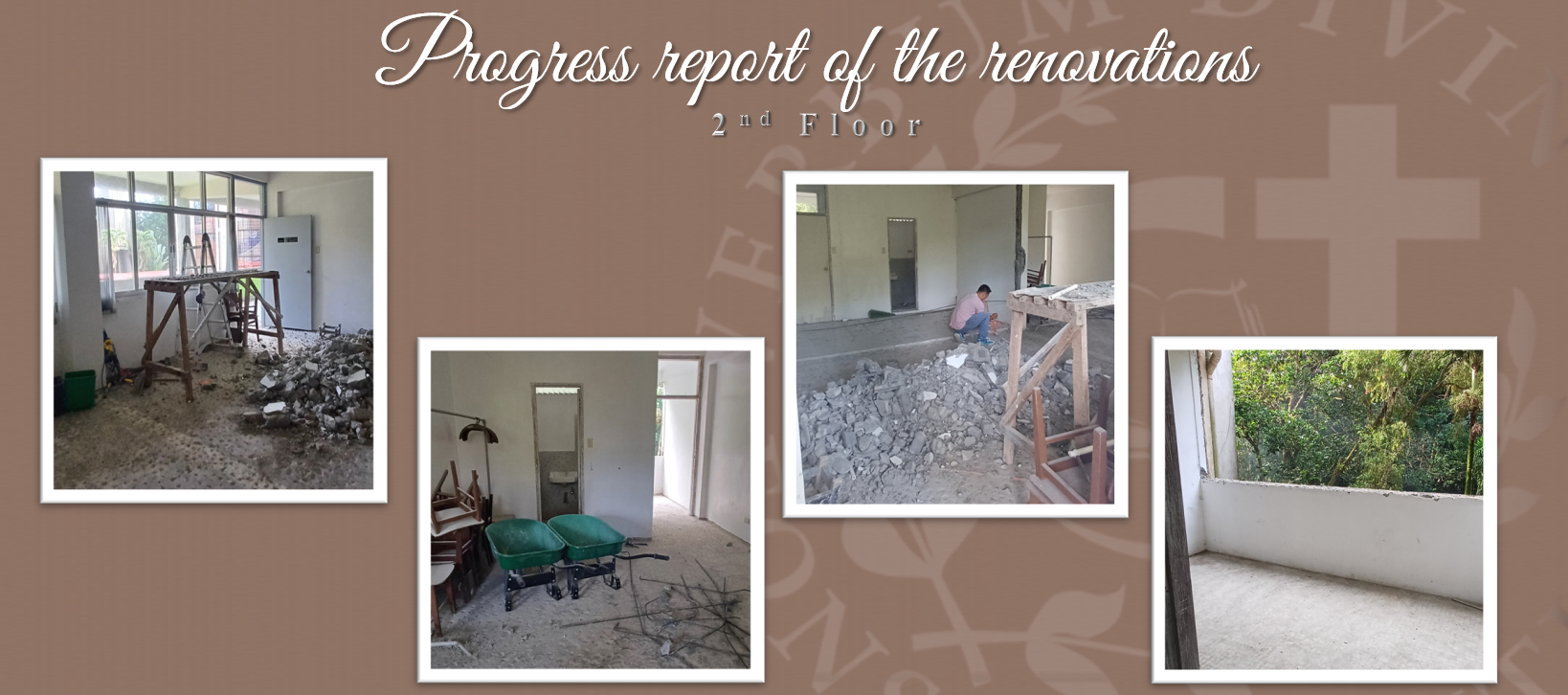 Progress report of the renovations (2nd Floor)